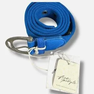 Free People Retro 90s Y2K Grunge Avril Grommet Belt in Cobalt Blue NWT NWT Free People Retro 90s Y2K Grunge Avril Grommet Beltin  main image 4